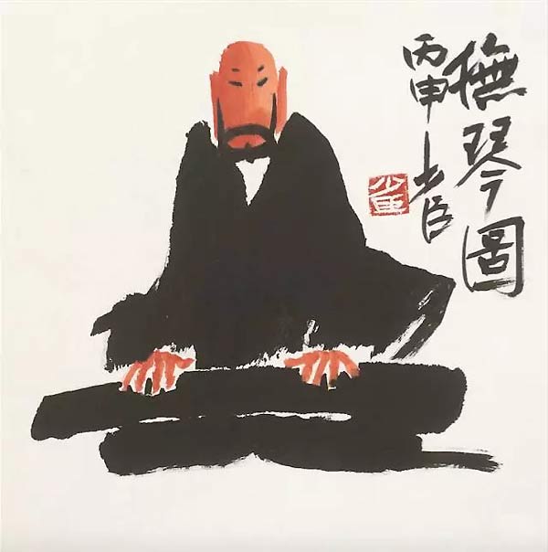 论中国画无疑是精神美、形式美、笔墨美,她分为工笔画和写意画两个门类。工笔画先展现,到元朝写意也发展起来,工精其技艺,笔墨臻美,境意如高山流水、清波扬淑。元代时写意画也开始发展,写行笔法狂颠,如狂风飒飒,从此后这两个门类相辅而行,一代一代地闯高峰。有时这个生机勃勃独领风骚,有时那个壮实无比,中国的绘画无不如此这般更替前进,直至清末民国,写意画在高手如云的竞争中频频取胜,其中最具代表性的、声名赫赫的大师莫过徐渭、八大、吴昌硕。徐青藤画风怪诞、挥毫无度,八大臻密、简括,吴昌硕作风颇具文化性,笔墨如铸。写意画评