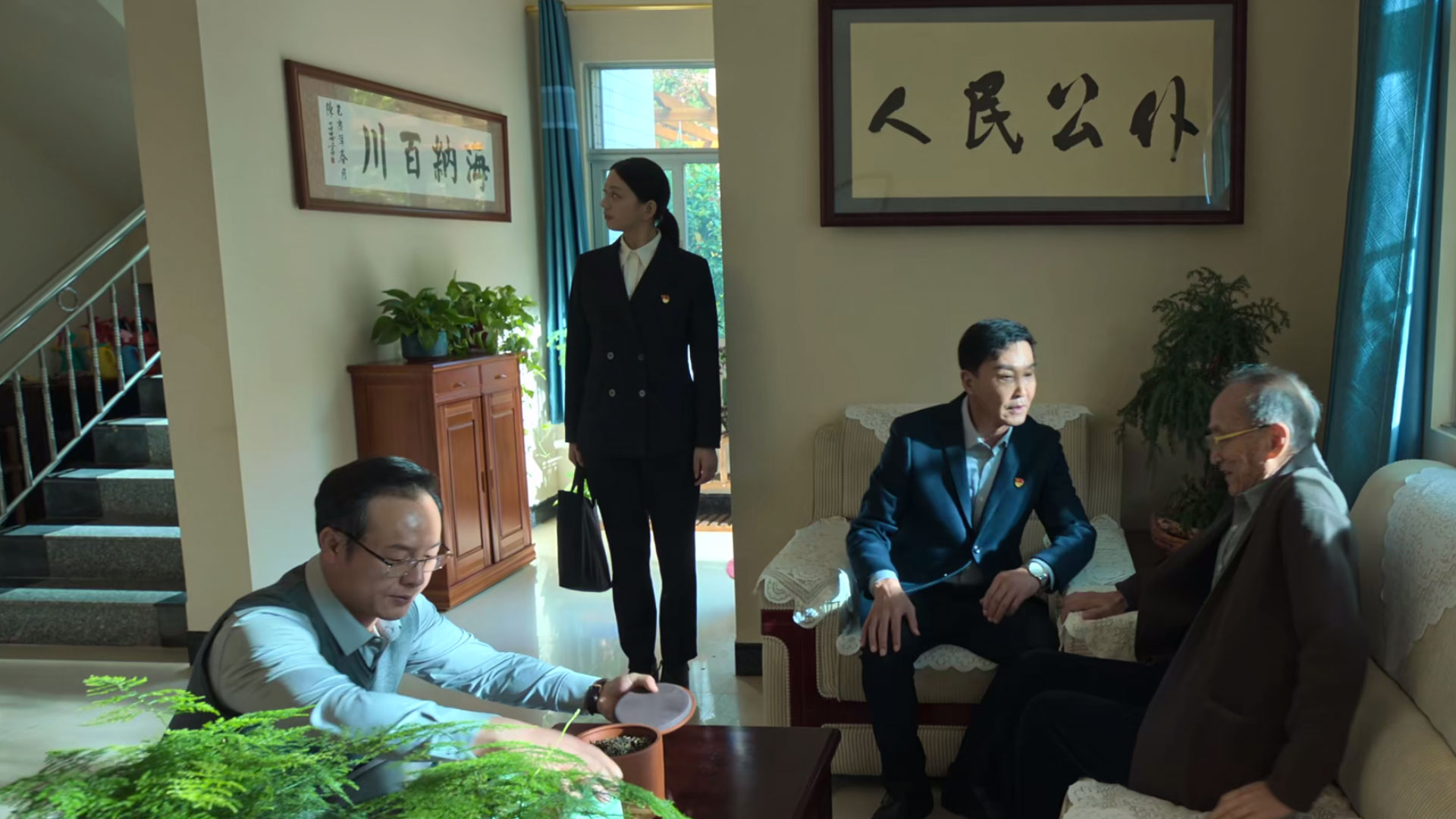 黄老家中的书法作品